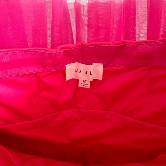 NWOT Strapless Tulle Party Dress - Barbie Pink - Swiftie Approved - Picture 3 of 4